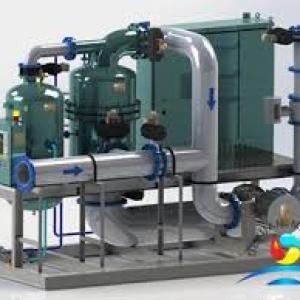 Marine Ballast Water Treatment System with UV Sterilizer